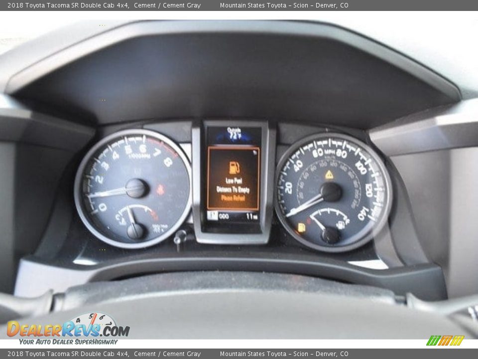 2018 Toyota Tacoma SR Double Cab 4x4 Cement / Cement Gray Photo #28