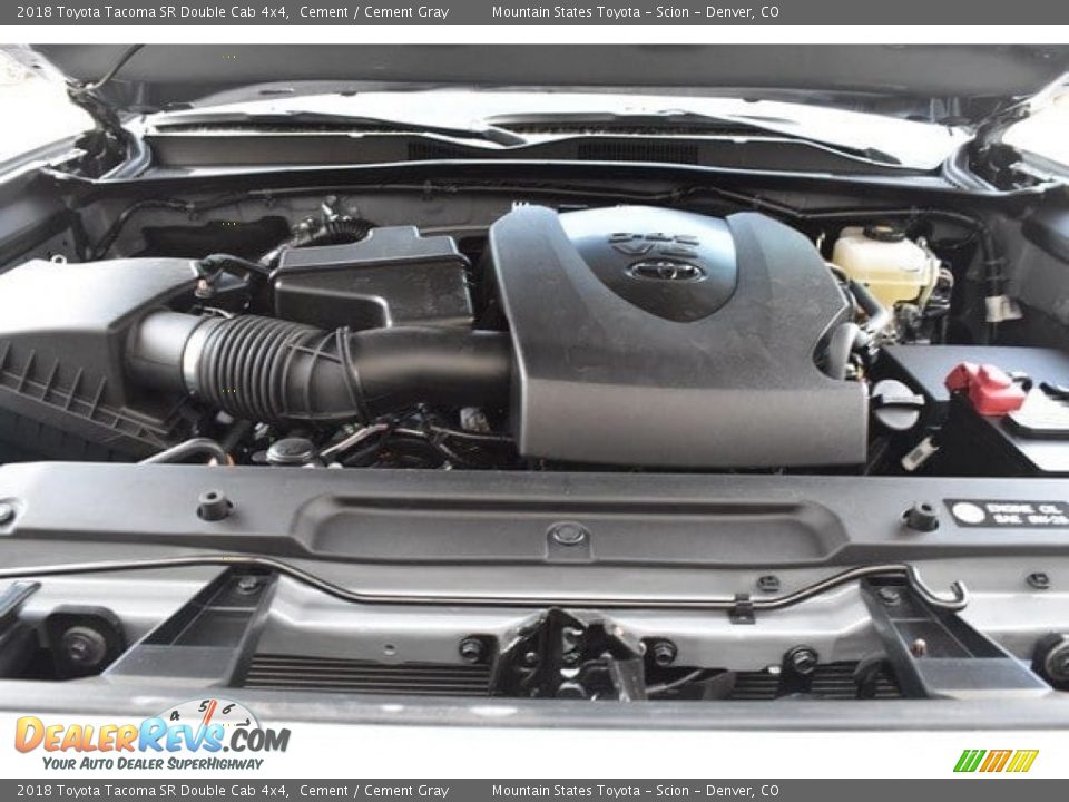 2018 Toyota Tacoma SR Double Cab 4x4 Cement / Cement Gray Photo #31