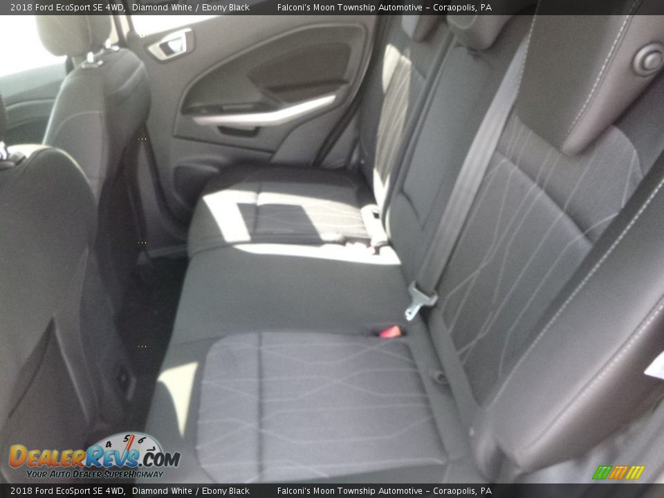 2018 Ford EcoSport SE 4WD Diamond White / Ebony Black Photo #8