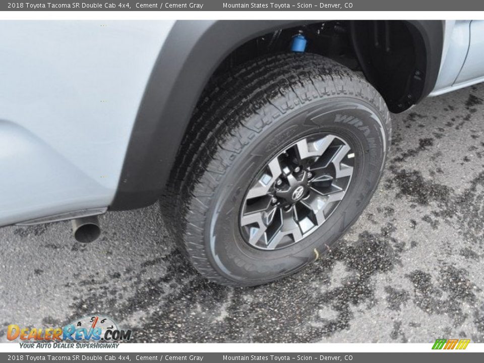 2018 Toyota Tacoma SR Double Cab 4x4 Cement / Cement Gray Photo #34