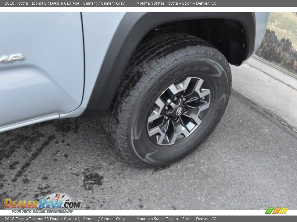 2018 Toyota Tacoma SR Double Cab 4x4 Cement / Cement Gray Photo #35