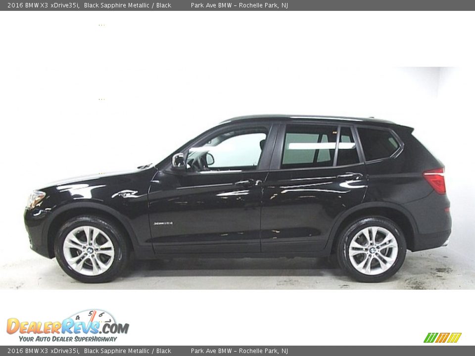 2016 BMW X3 xDrive35i Black Sapphire Metallic / Black Photo #2