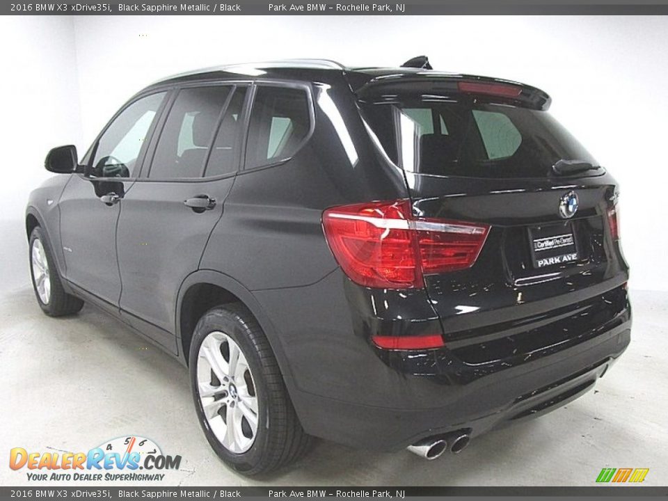 2016 BMW X3 xDrive35i Black Sapphire Metallic / Black Photo #3