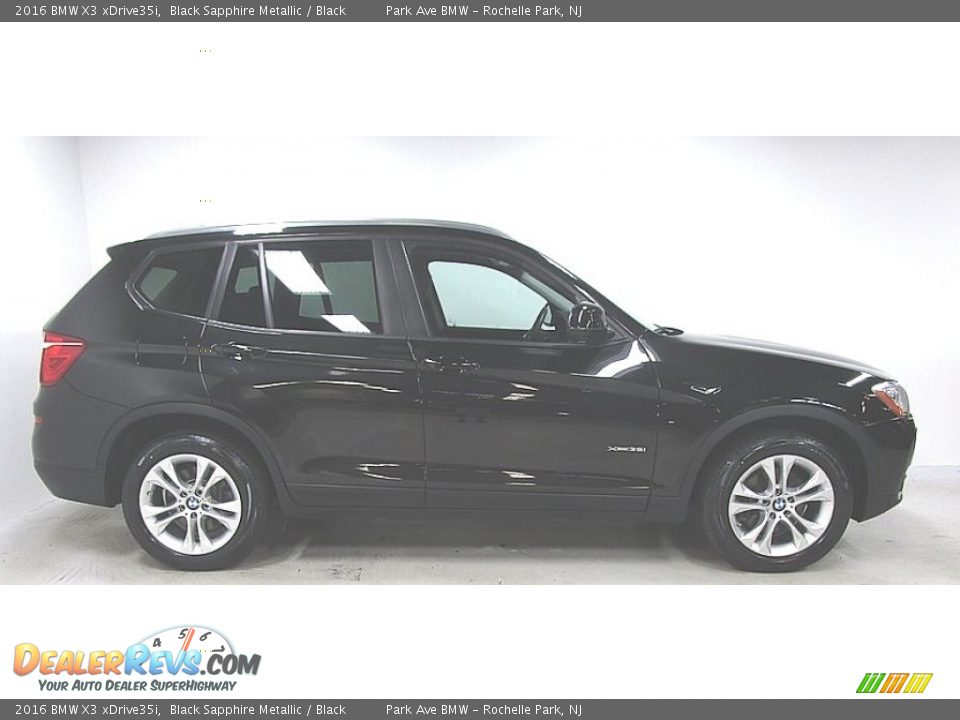 2016 BMW X3 xDrive35i Black Sapphire Metallic / Black Photo #6