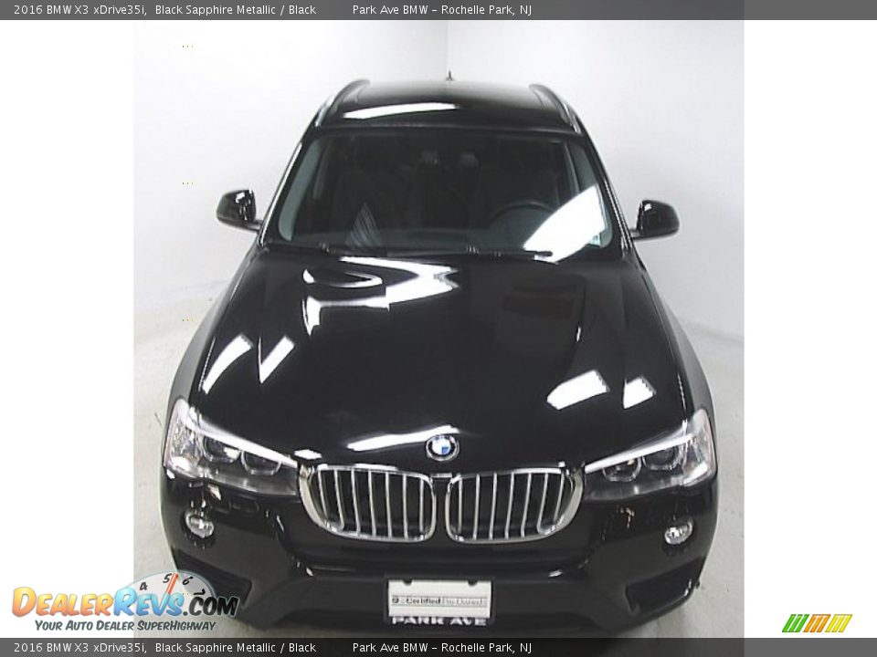 2016 BMW X3 xDrive35i Black Sapphire Metallic / Black Photo #8