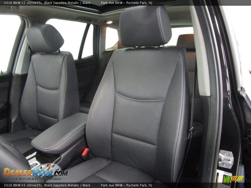2016 BMW X3 xDrive35i Black Sapphire Metallic / Black Photo #11