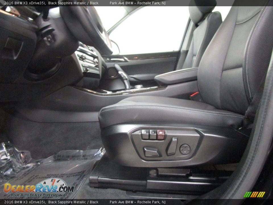 2016 BMW X3 xDrive35i Black Sapphire Metallic / Black Photo #12