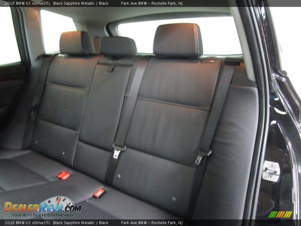 2016 BMW X3 xDrive35i Black Sapphire Metallic / Black Photo #14