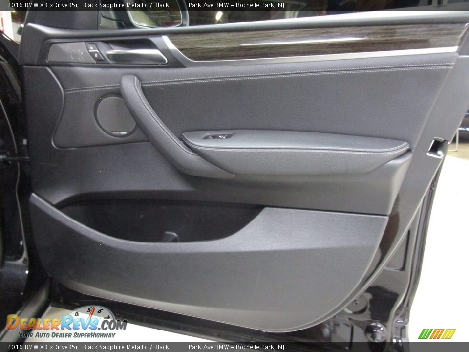 2016 BMW X3 xDrive35i Black Sapphire Metallic / Black Photo #16