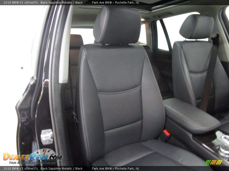 2016 BMW X3 xDrive35i Black Sapphire Metallic / Black Photo #17