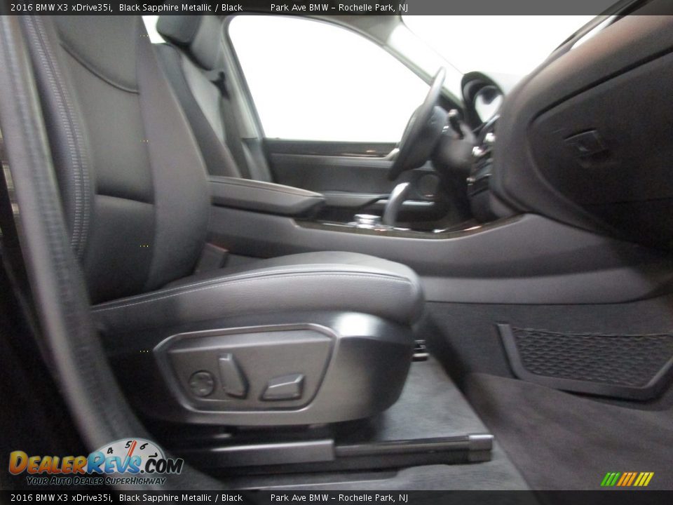 2016 BMW X3 xDrive35i Black Sapphire Metallic / Black Photo #18