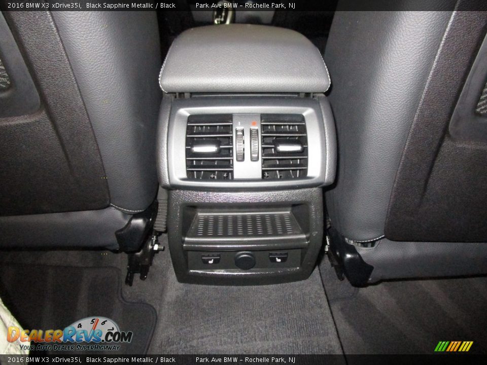 2016 BMW X3 xDrive35i Black Sapphire Metallic / Black Photo #22