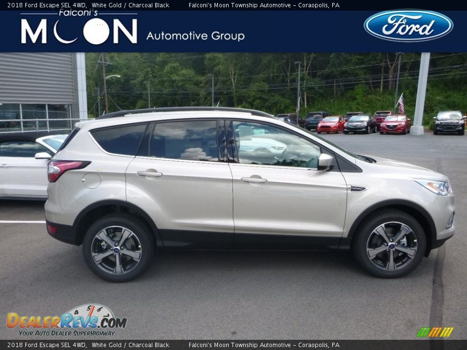 2018 Ford Escape SEL 4WD White Gold / Charcoal Black Photo #1