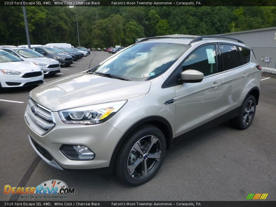 2018 Ford Escape SEL 4WD White Gold / Charcoal Black Photo #5