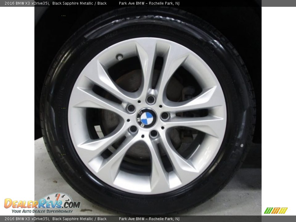 2016 BMW X3 xDrive35i Black Sapphire Metallic / Black Photo #31