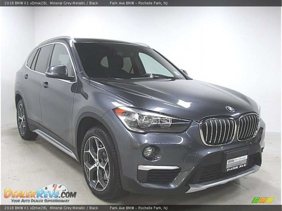 2018 BMW X1 xDrive28i Mineral Grey Metallic / Black Photo #7
