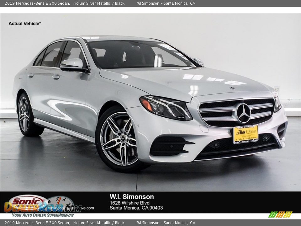 2019 Mercedes-Benz E 300 Sedan Iridium Silver Metallic / Black Photo #1