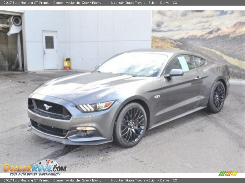 2017 Ford Mustang GT Premium Coupe Avalanche Gray / Ebony Photo #2