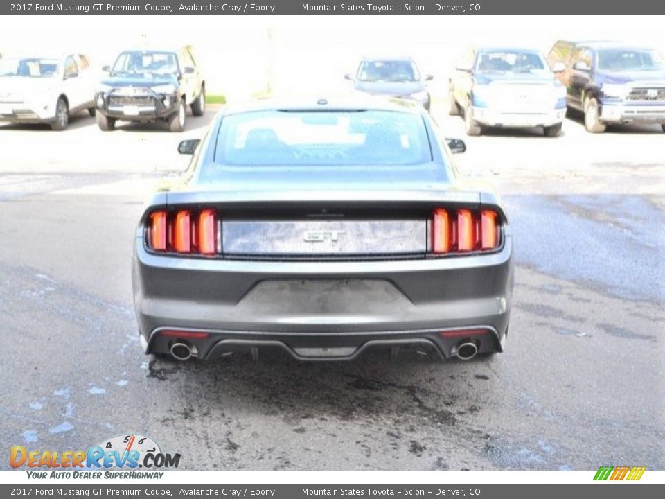 2017 Ford Mustang GT Premium Coupe Avalanche Gray / Ebony Photo #5
