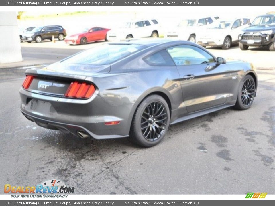 2017 Ford Mustang GT Premium Coupe Avalanche Gray / Ebony Photo #6