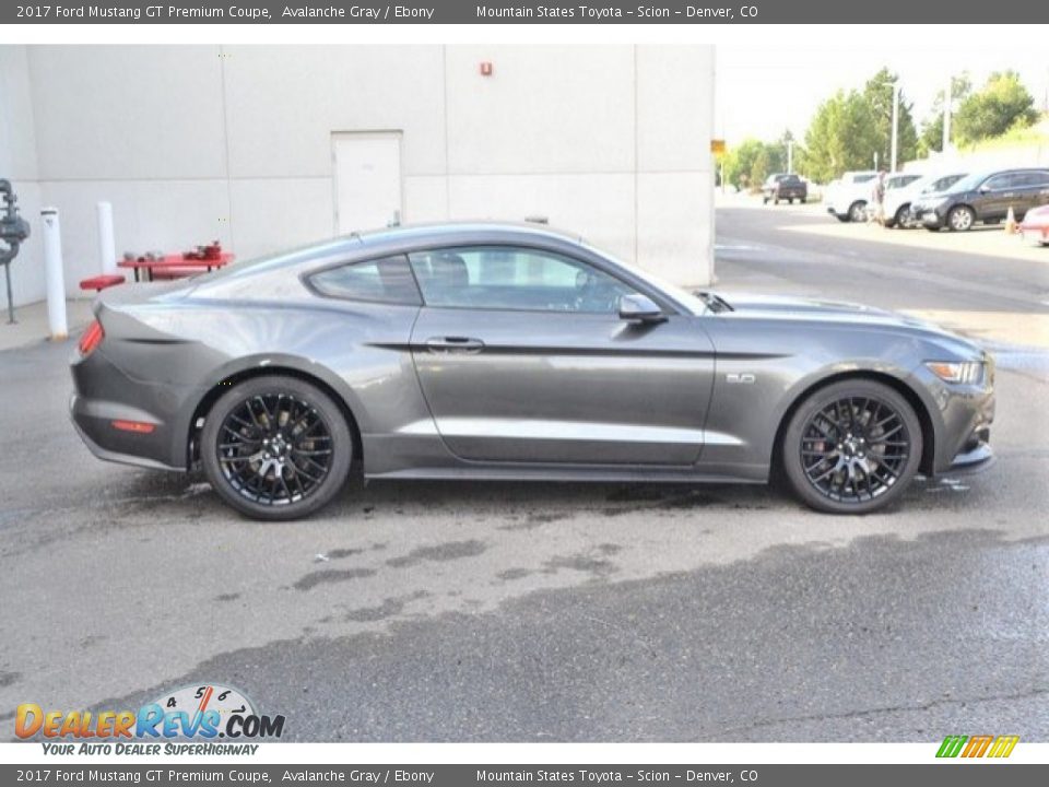 2017 Ford Mustang GT Premium Coupe Avalanche Gray / Ebony Photo #7