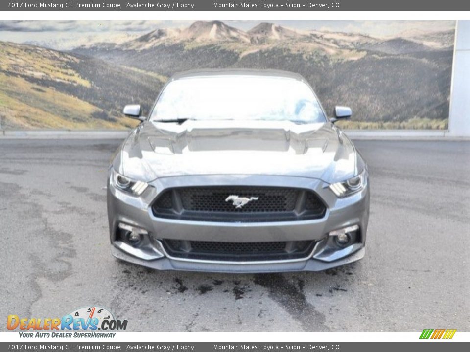2017 Ford Mustang GT Premium Coupe Avalanche Gray / Ebony Photo #8