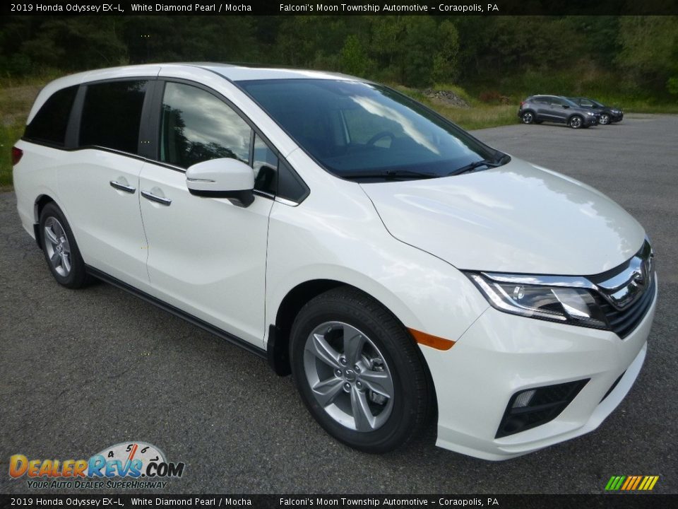 2019 Honda Odyssey EX-L White Diamond Pearl / Mocha Photo #5