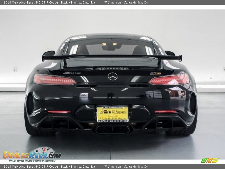 2018 Mercedes-Benz AMG GT R Coupe Black / Black w/Dinamica Photo #3