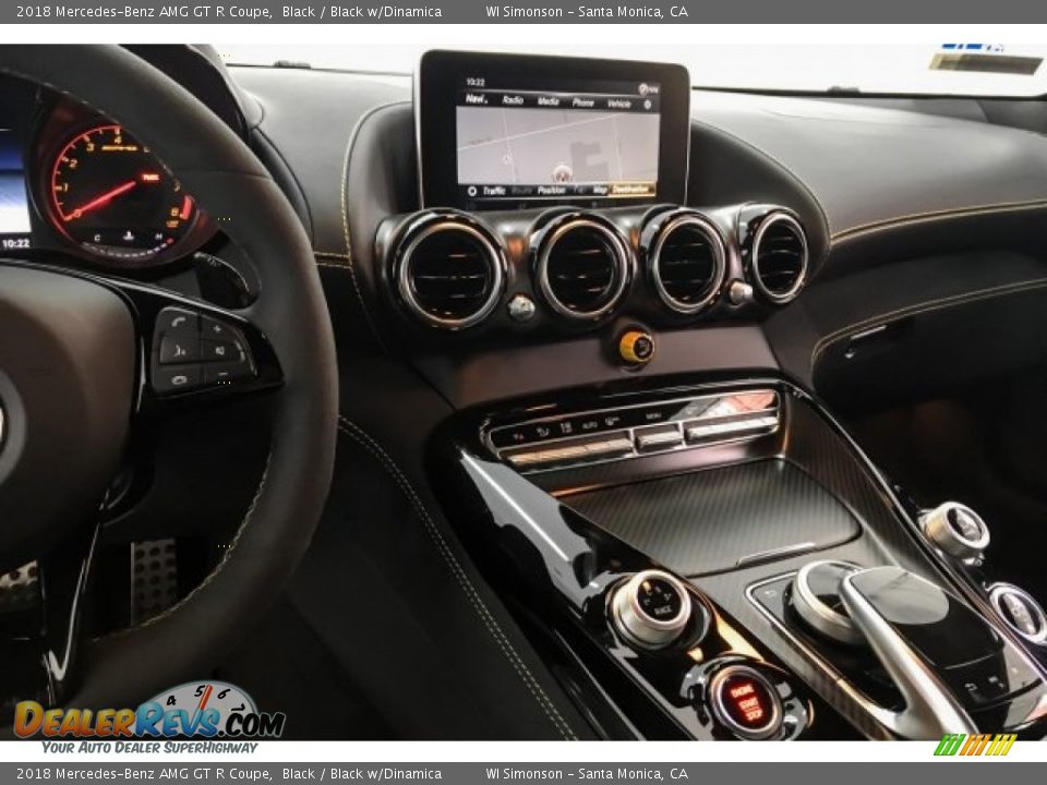2018 Mercedes-Benz AMG GT R Coupe Black / Black w/Dinamica Photo #5