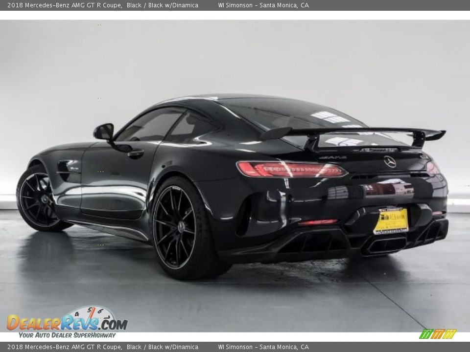 2018 Mercedes-Benz AMG GT R Coupe Black / Black w/Dinamica Photo #10