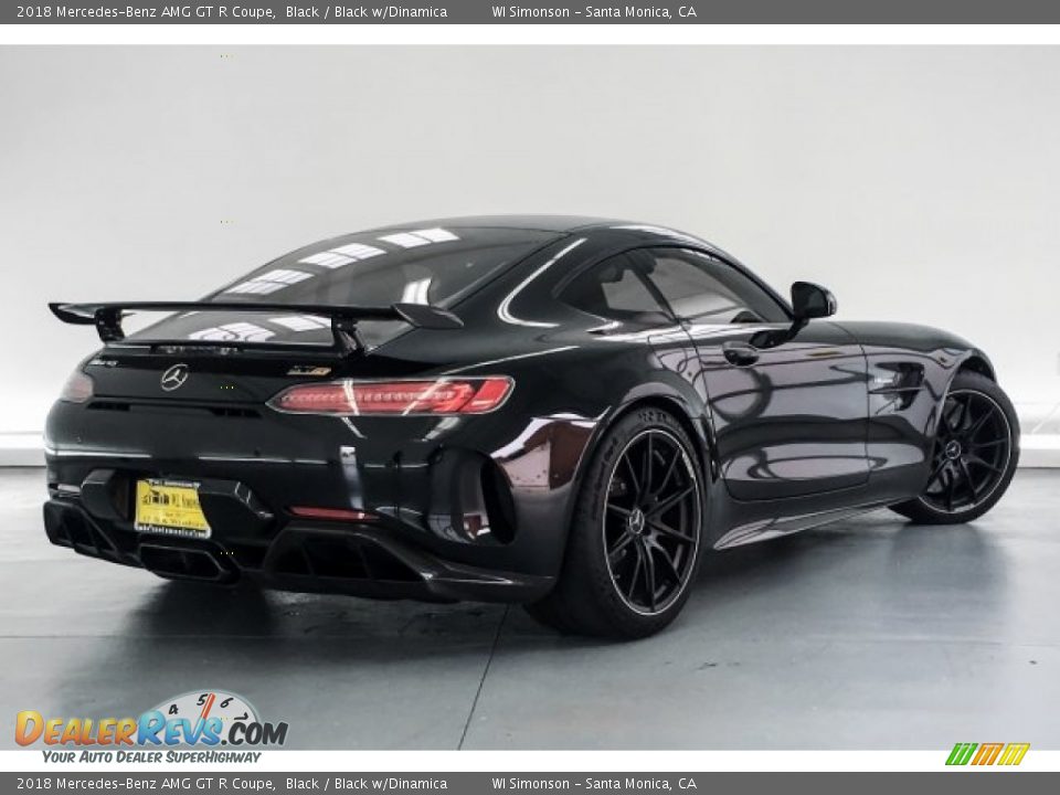 2018 Mercedes-Benz AMG GT R Coupe Black / Black w/Dinamica Photo #16