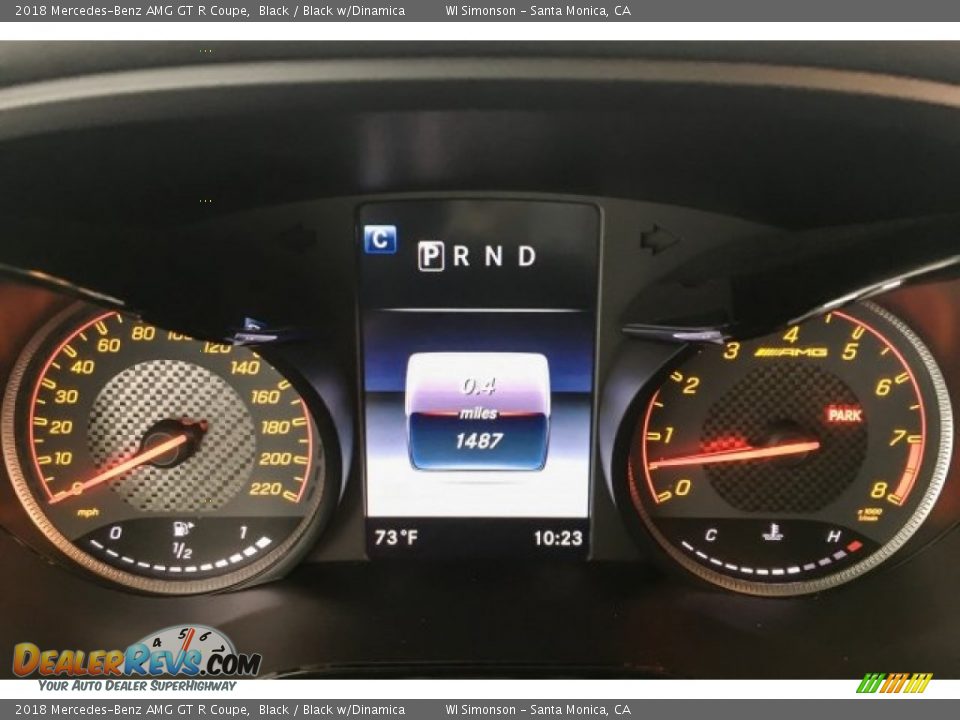 2018 Mercedes-Benz AMG GT R Coupe Gauges Photo #19