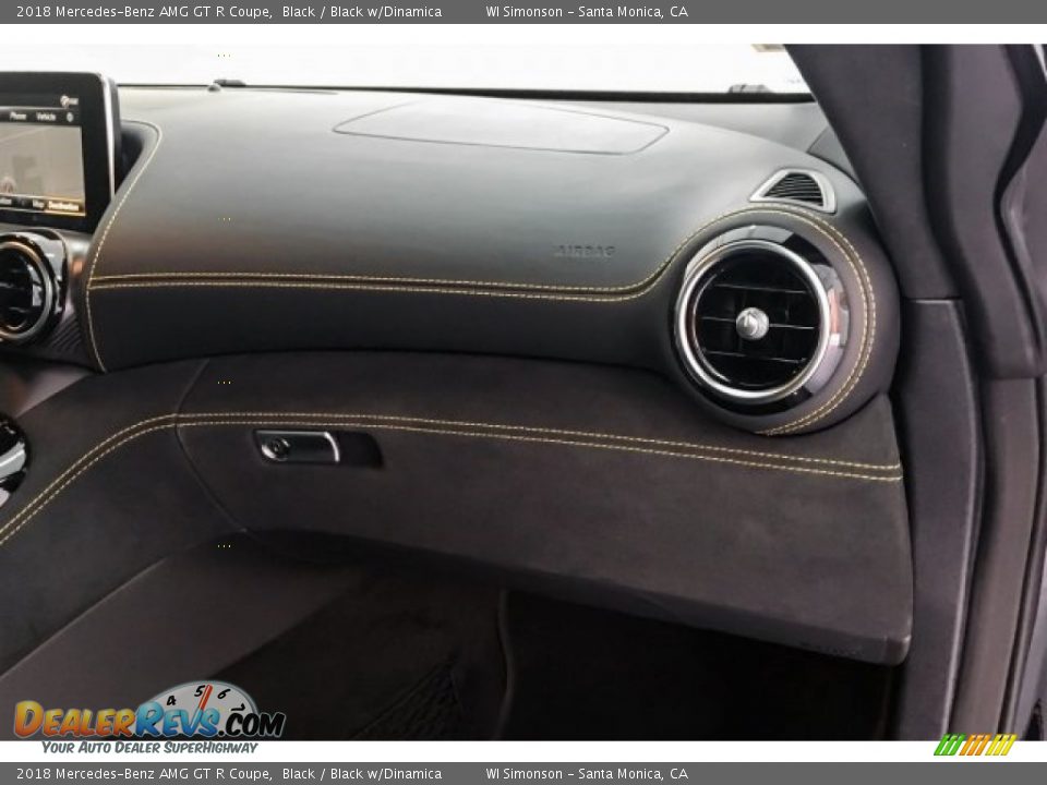 2018 Mercedes-Benz AMG GT R Coupe Black / Black w/Dinamica Photo #27