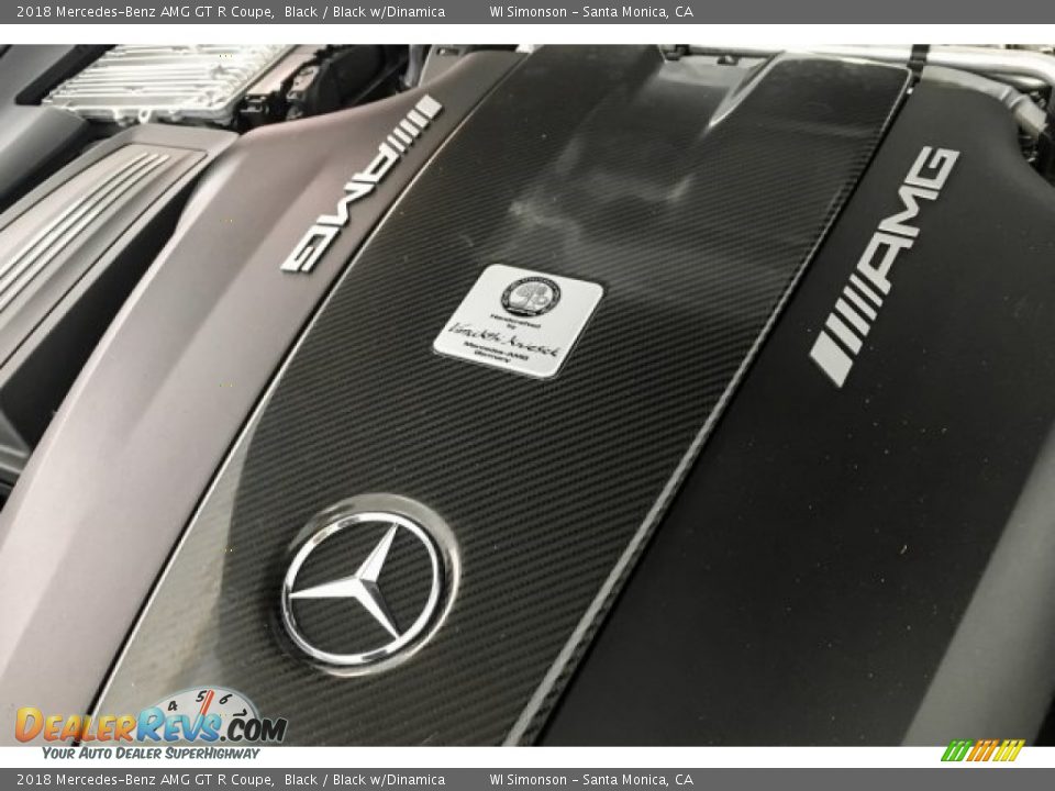 2018 Mercedes-Benz AMG GT R Coupe Black / Black w/Dinamica Photo #29