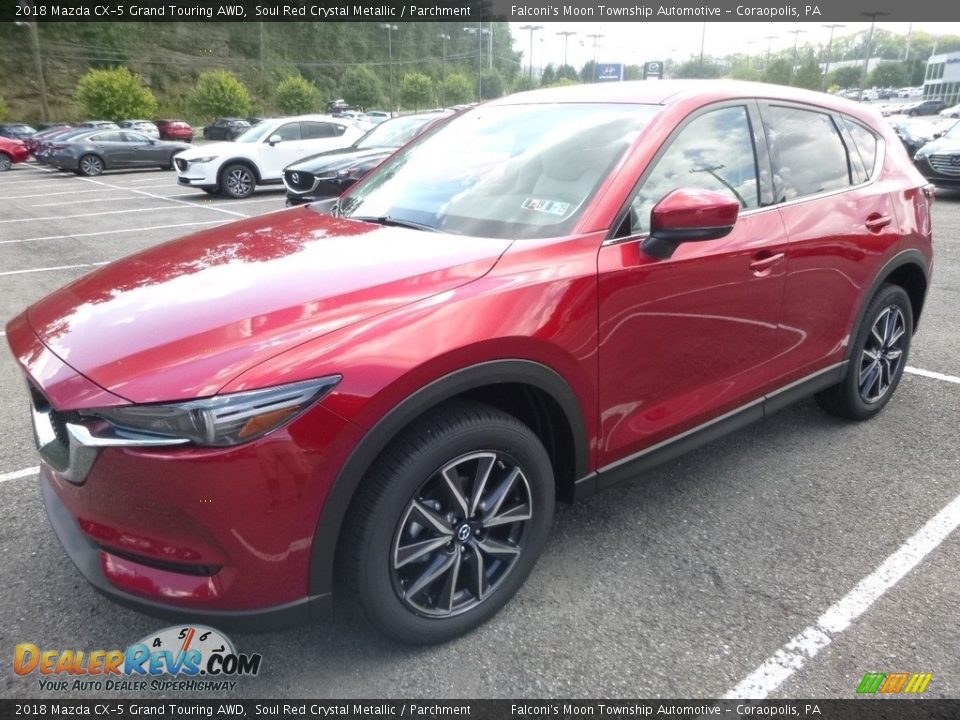 2018 Mazda CX-5 Grand Touring AWD Soul Red Crystal Metallic / Parchment Photo #5