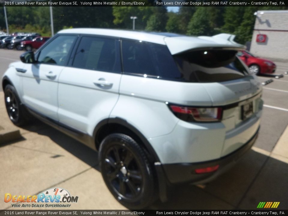 2016 Land Rover Range Rover Evoque SE Yulong White Metalllic / Ebony/Ebony Photo #6