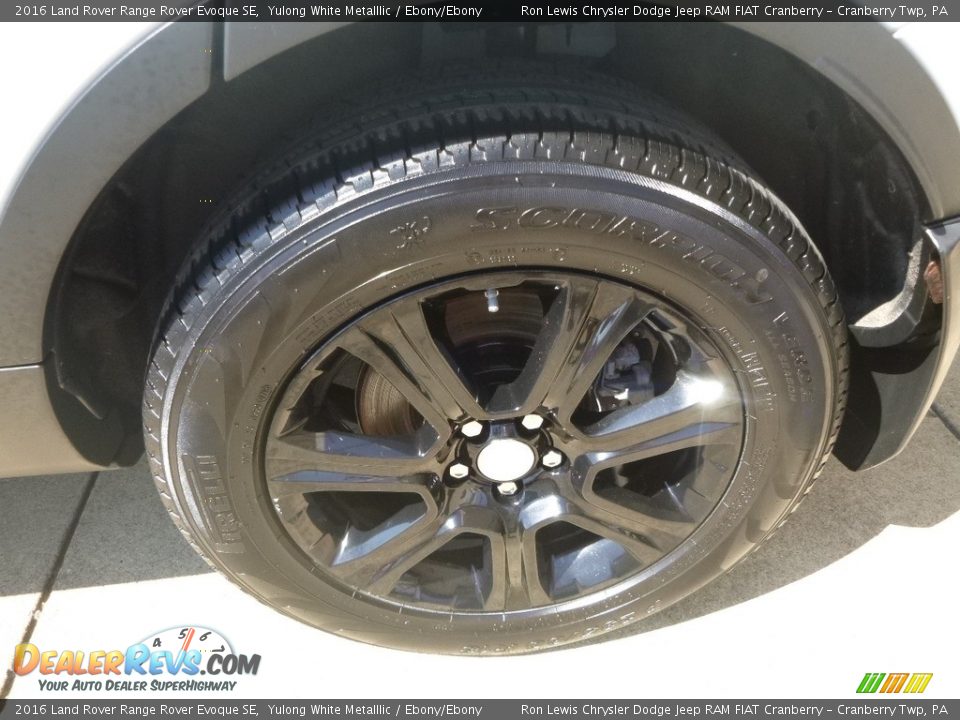 2016 Land Rover Range Rover Evoque SE Yulong White Metalllic / Ebony/Ebony Photo #8