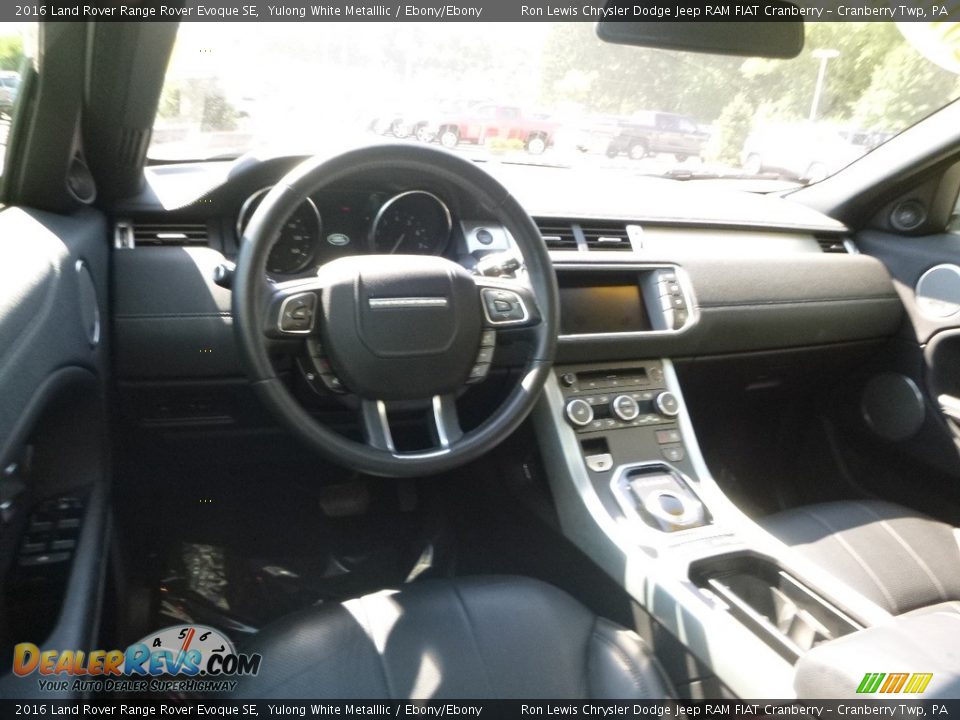 2016 Land Rover Range Rover Evoque SE Yulong White Metalllic / Ebony/Ebony Photo #10