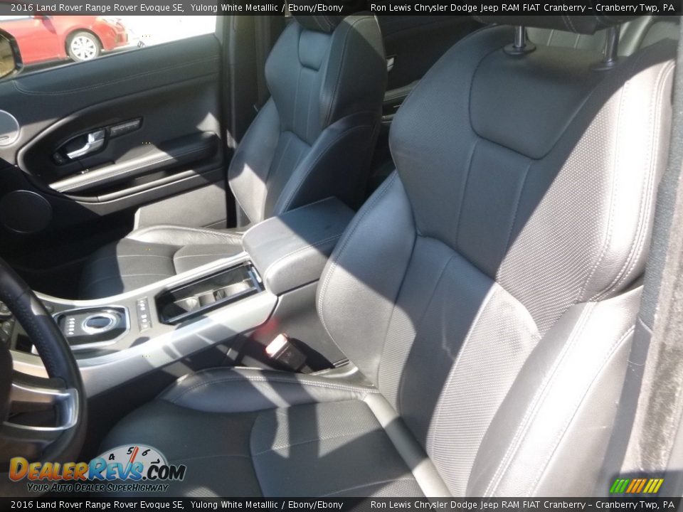 2016 Land Rover Range Rover Evoque SE Yulong White Metalllic / Ebony/Ebony Photo #12