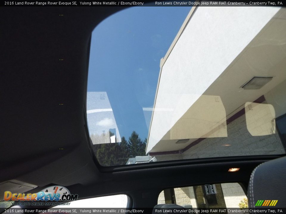2016 Land Rover Range Rover Evoque SE Yulong White Metalllic / Ebony/Ebony Photo #14