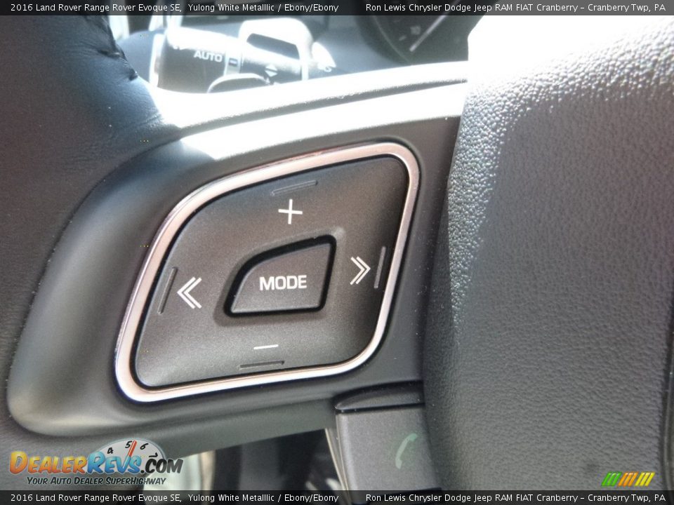 2016 Land Rover Range Rover Evoque SE Yulong White Metalllic / Ebony/Ebony Photo #19