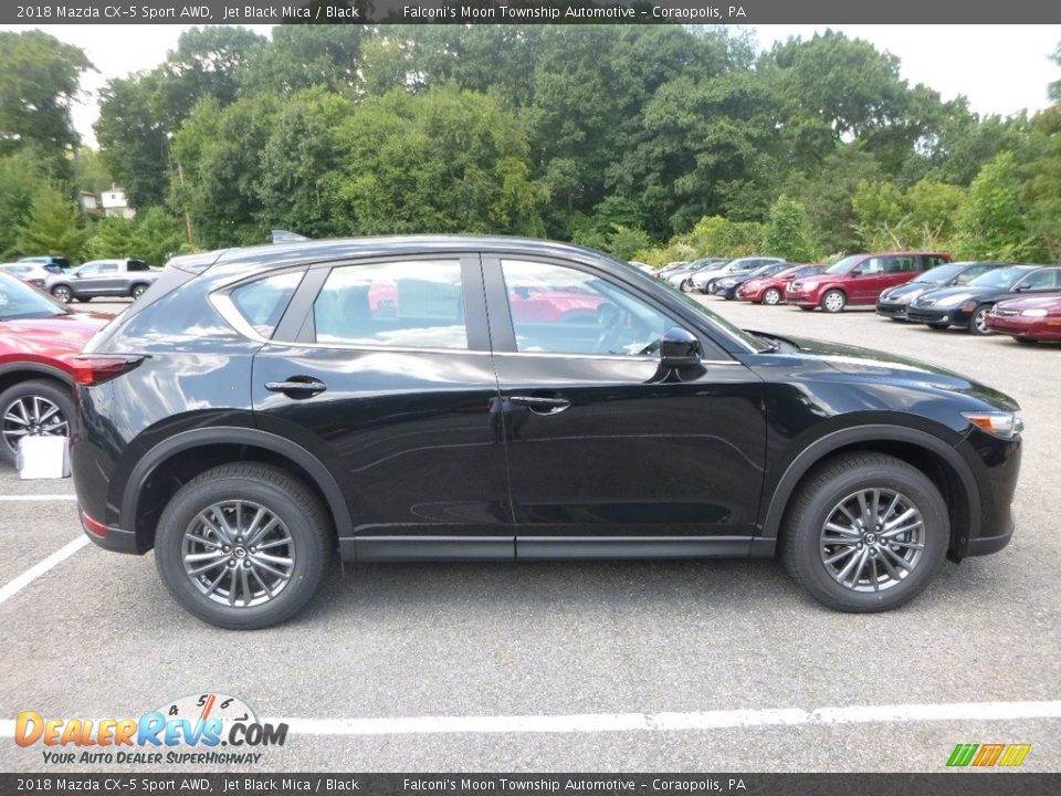 2018 Mazda CX-5 Sport AWD Jet Black Mica / Black Photo #1