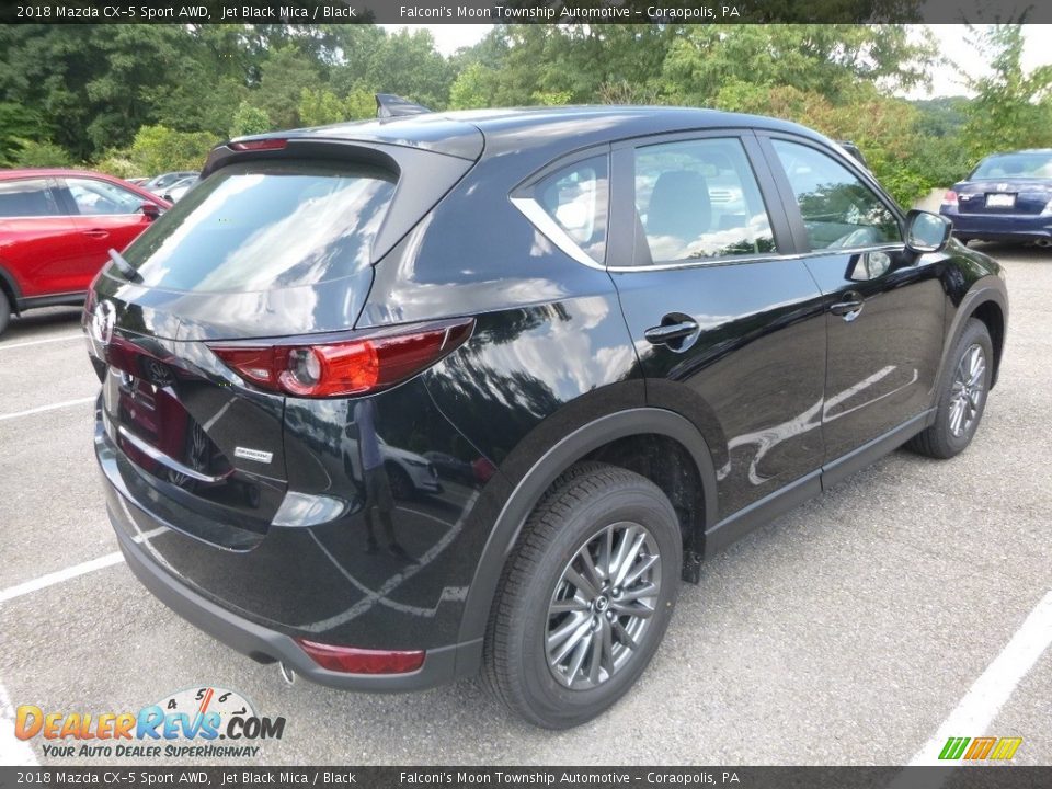 2018 Mazda CX-5 Sport AWD Jet Black Mica / Black Photo #2