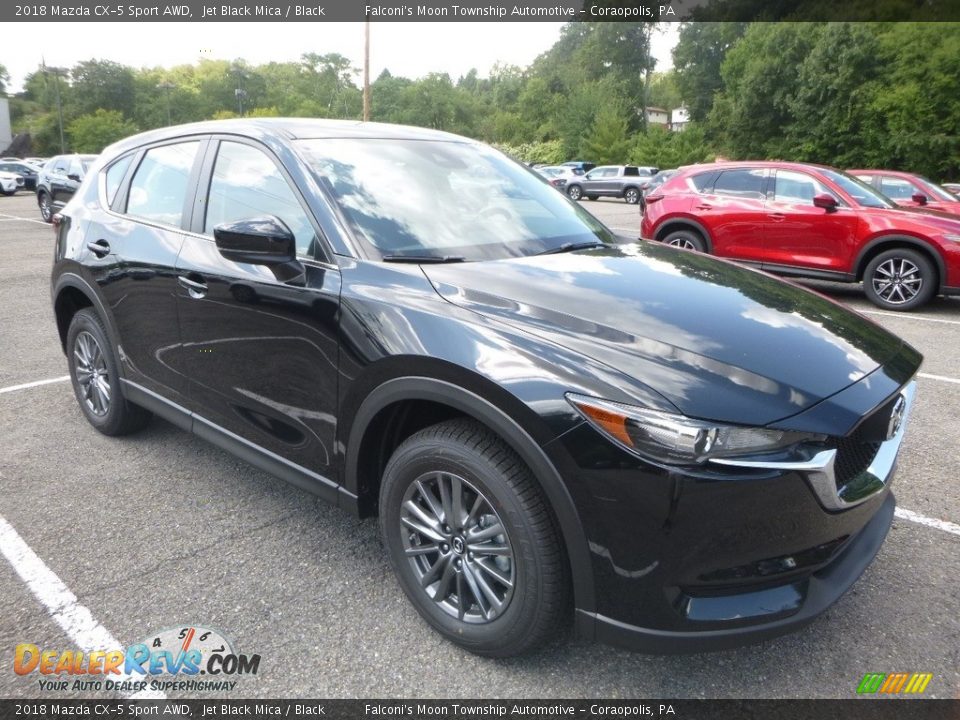 2018 Mazda CX-5 Sport AWD Jet Black Mica / Black Photo #3