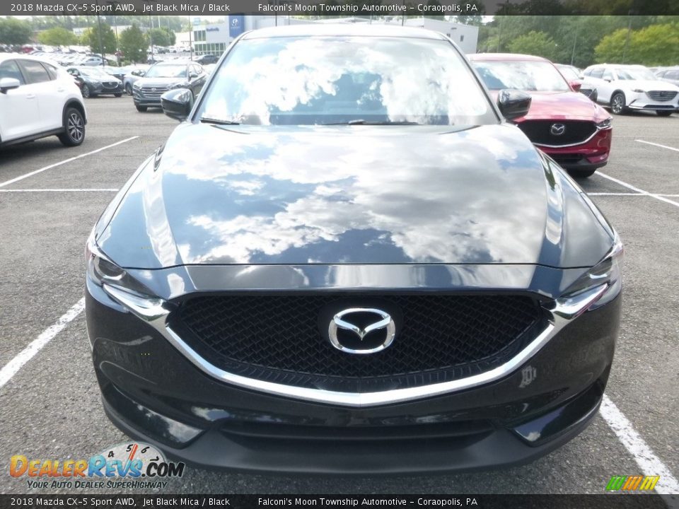 2018 Mazda CX-5 Sport AWD Jet Black Mica / Black Photo #4