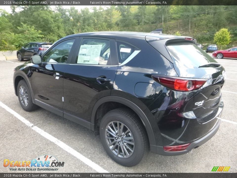 2018 Mazda CX-5 Sport AWD Jet Black Mica / Black Photo #6