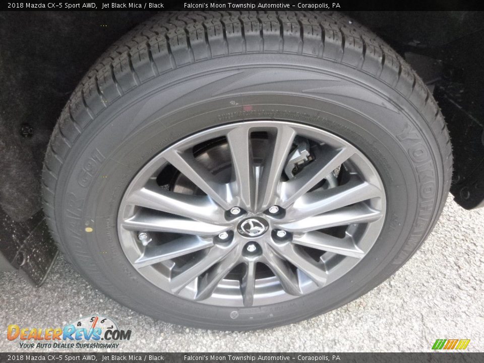 2018 Mazda CX-5 Sport AWD Jet Black Mica / Black Photo #7