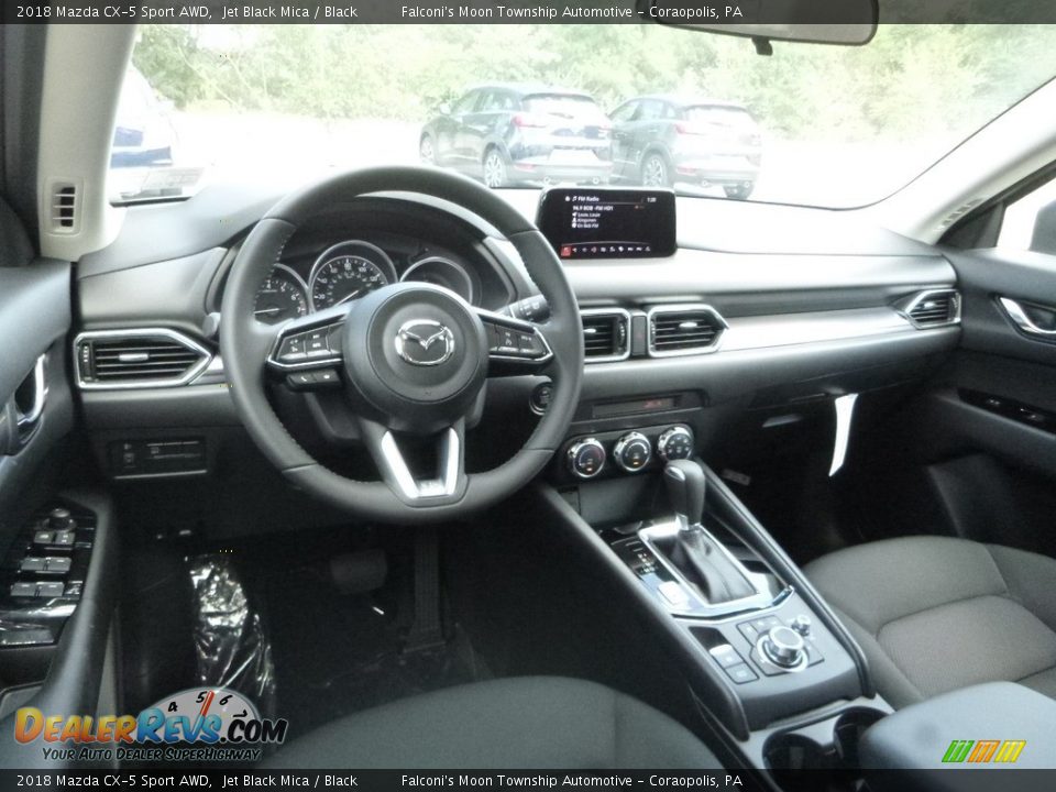 2018 Mazda CX-5 Sport AWD Jet Black Mica / Black Photo #8