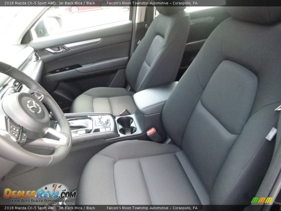 2018 Mazda CX-5 Sport AWD Jet Black Mica / Black Photo #10