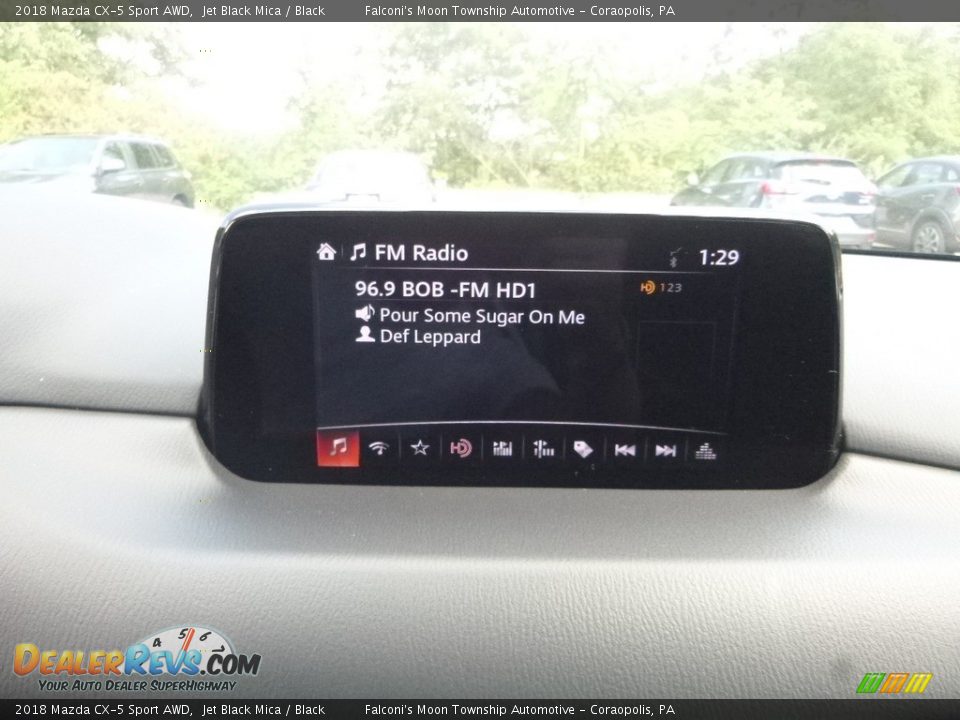2018 Mazda CX-5 Sport AWD Jet Black Mica / Black Photo #12